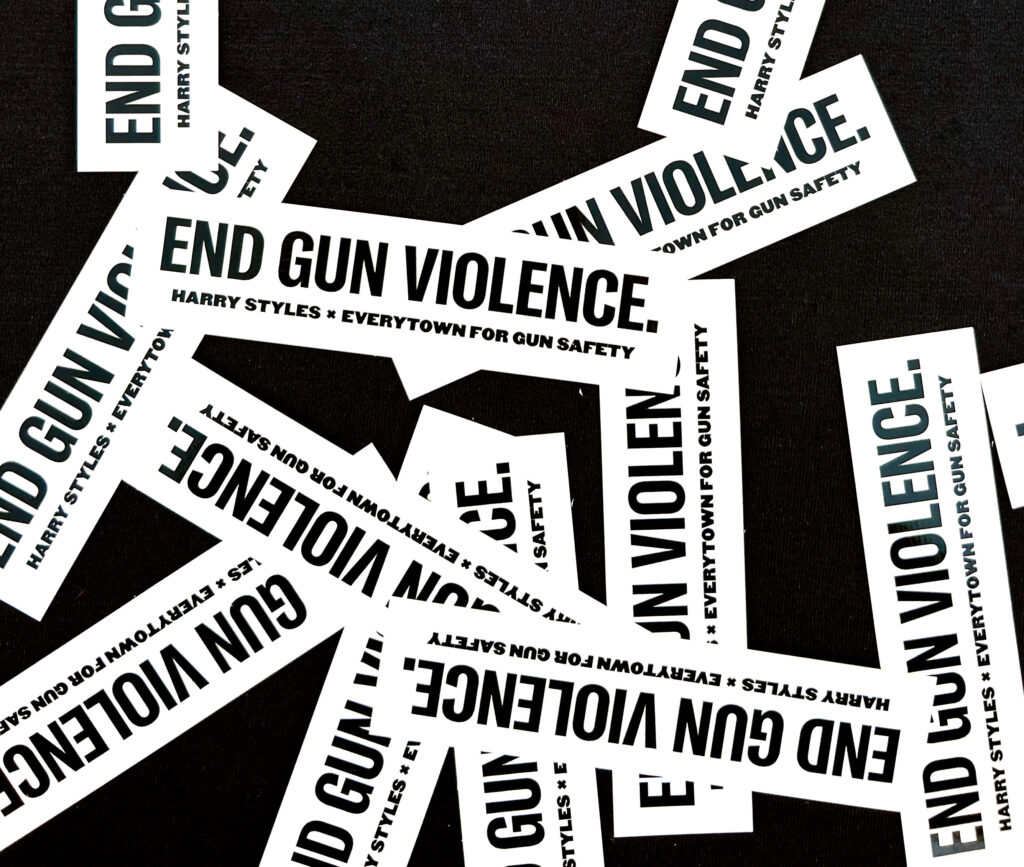 End Gun Violence: Harry Styles x Everytown for Gun Safety stickers