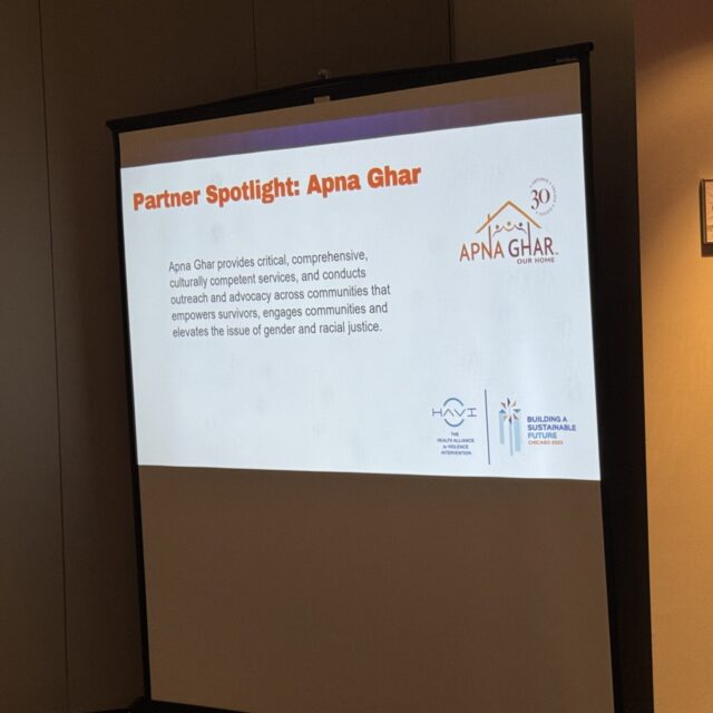 Image of a presentation slide that reads